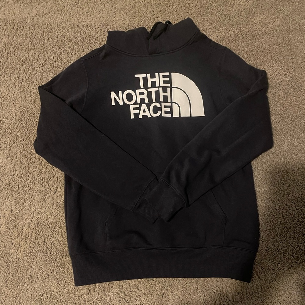 Navy Northface Hoodie - Size S - Unisex